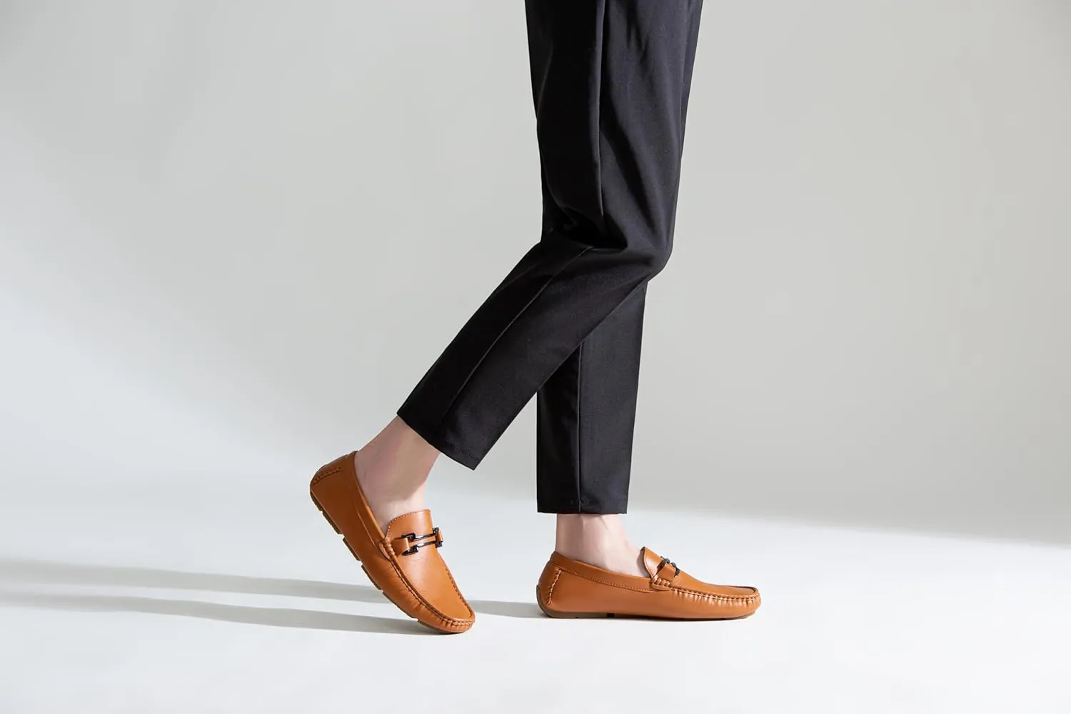 Jousen Men's Loafers Casual Slip On Shoes Soft Penny Loafers for Men Lightweight Driving Boat Shoes