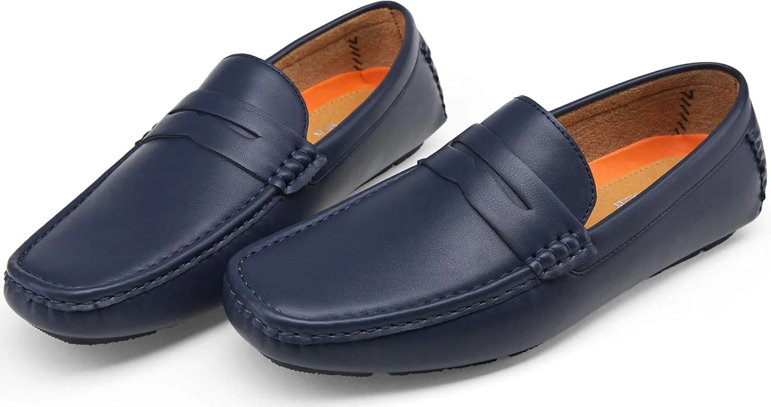 Jousen Men's Loafers Casual Slip On Shoes Soft Penny Loafers for Men Lightweight Driving Boat Shoes