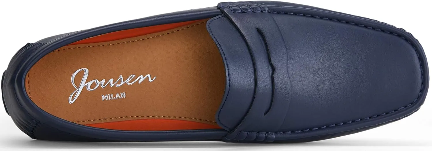 Jousen Men's Loafers Casual Slip On Shoes Soft Penny Loafers for Men Lightweight Driving Boat Shoes
