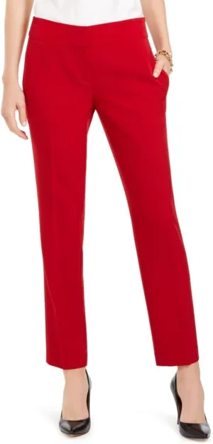 Kasper Men's Women's Flat Front Slim Pant