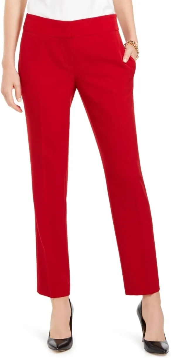 Kasper Men's Women's Flat Front Slim Pant