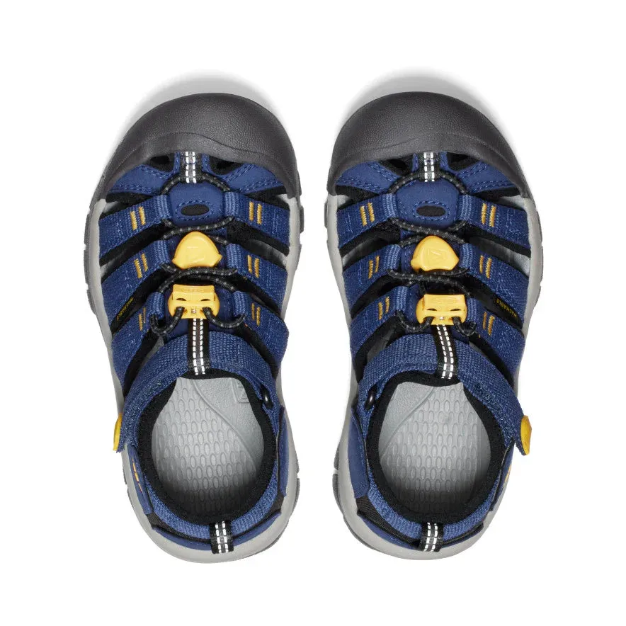 KEEN Kids Newport H2 Quick-Dry Sandal Sandal - Naval Academy/Keen Yellow