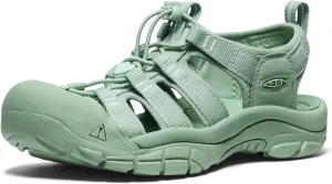 KEEN Women's Newport H2 Closed Toe Water Sandals, Monochrome/Granite Green, 5.5
