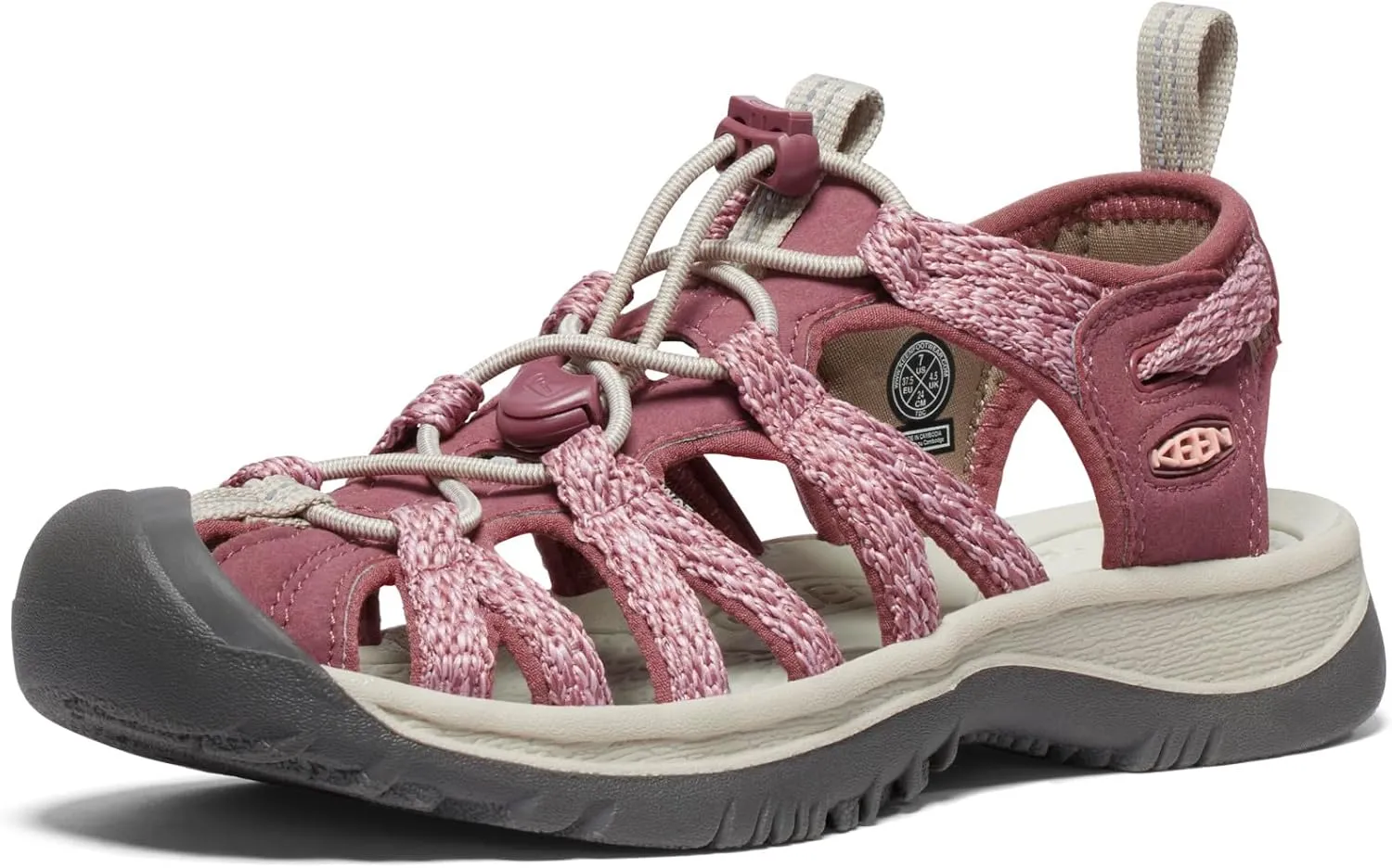 KEEN Women's Whisper Closed Toe Sport Sandal