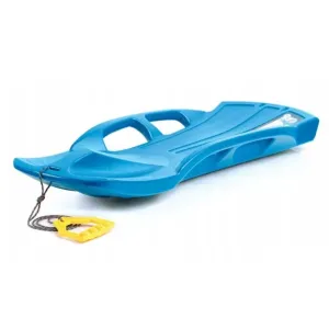 Kids Slide Plastic Snow Sledge Train Rope Handle Speed Safe Stable Fun Lightweight