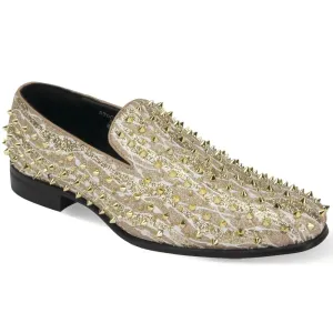 King Spiky Slip-On Loafers