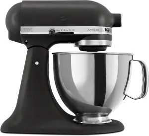 KitchenAid KSM150PSBK Artisan 5 Quart Stand Mixer, Cast Iron