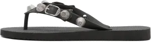 Kluolandi Studded Flip Flops for Women Beach Thong Sandals Comfortable Flat Slides Summer Slippers