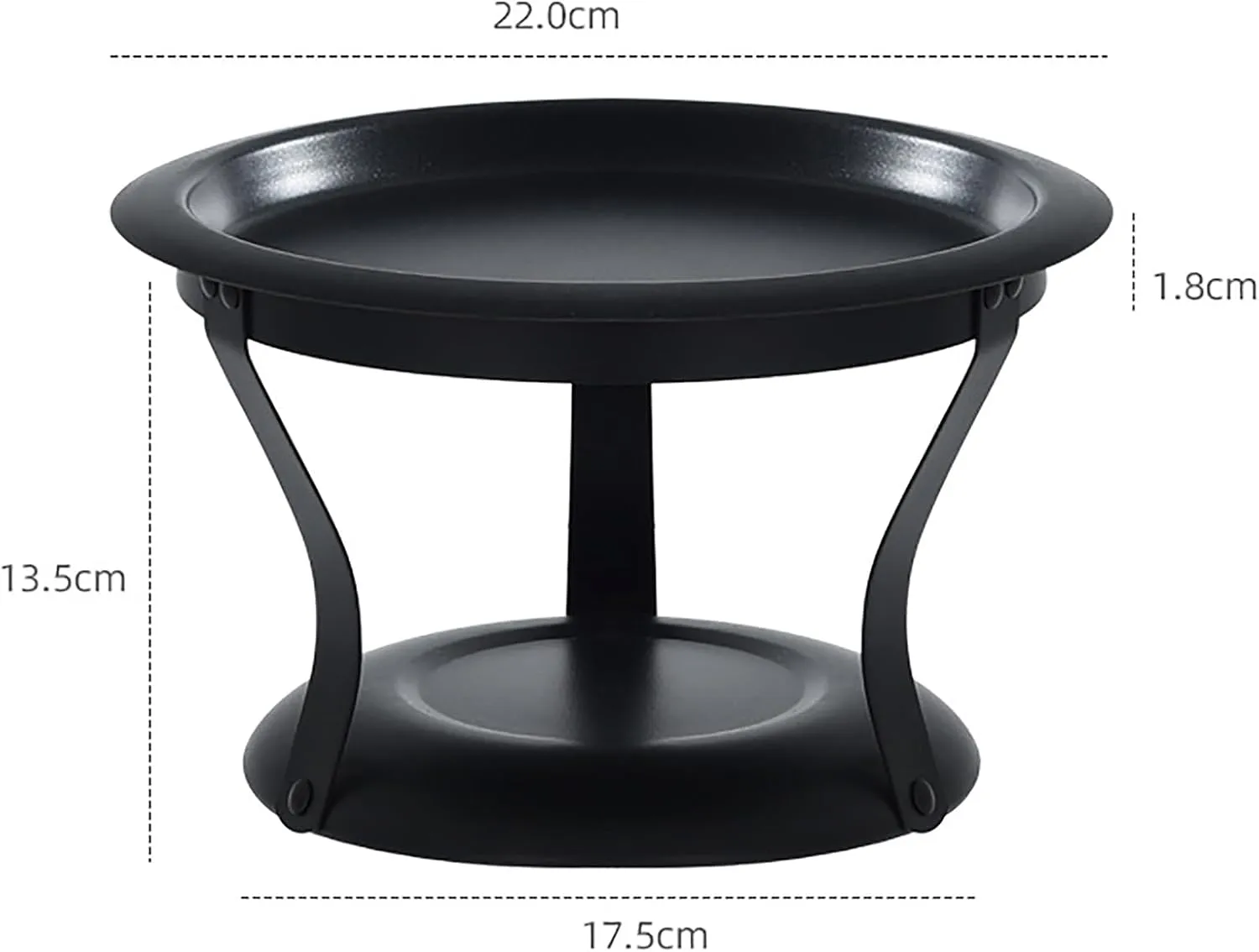 Korean Style BBQ Grill, 22/26cm Stainless Steel Nonstick Grill Pan with Portable Design for Indoor Outdoor Camping Picnic Backyard Party (22cm)
