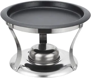 Korean Style BBQ Grill, 22/26cm Stainless Steel Nonstick Grill Pan with Portable Design for Indoor Outdoor Camping Picnic Backyard Party (22cm)