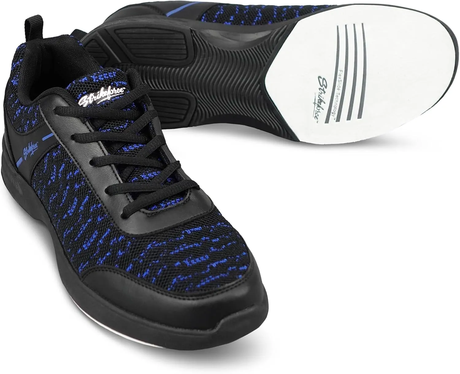 KR Strikeforce Flyer Mesh Lite Black/Royal Mens Bowling Shoe