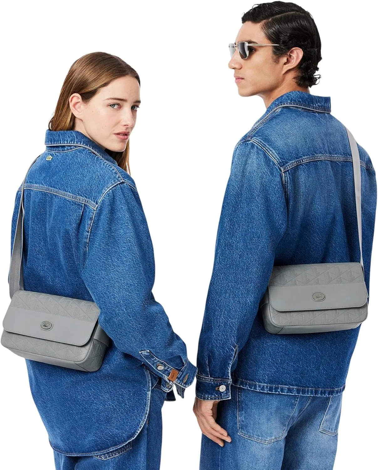 Lacoste Monogram Crossover Bag