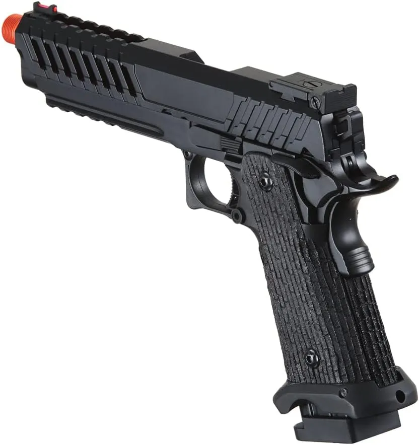 Lancer Tactical Knightshade Hi-Capa Gas Blowback Full Steel Airsoft Pistol