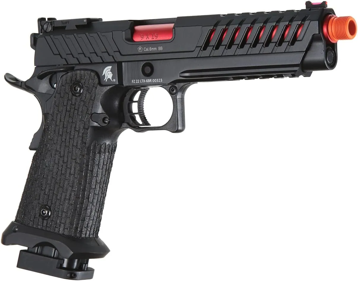 Lancer Tactical Knightshade Hi-Capa Gas Blowback Full Steel Airsoft Pistol