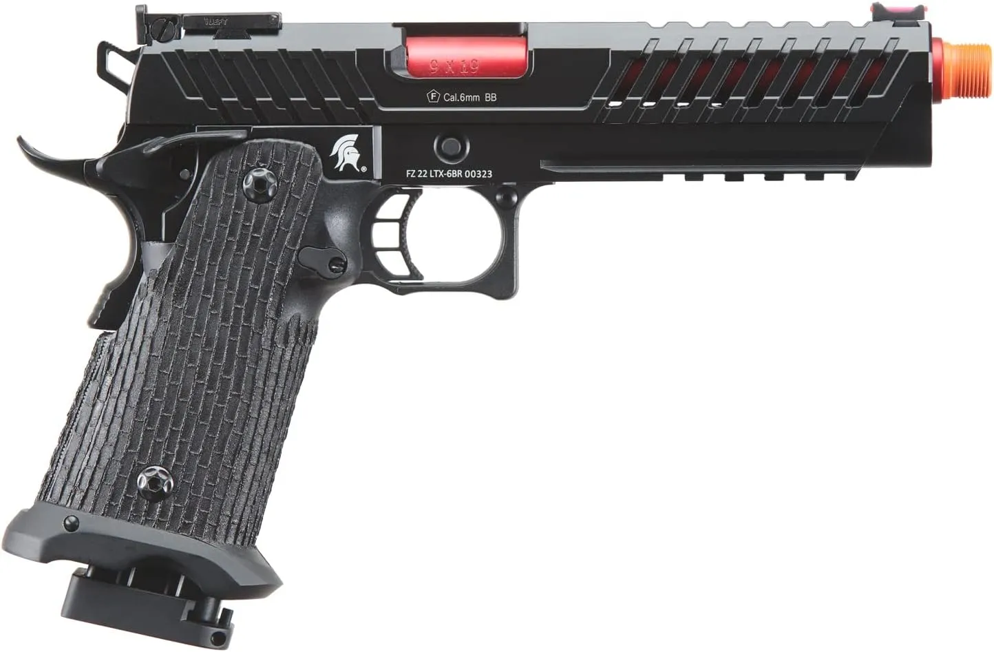 Lancer Tactical Knightshade Hi-Capa Gas Blowback Full Steel Airsoft Pistol