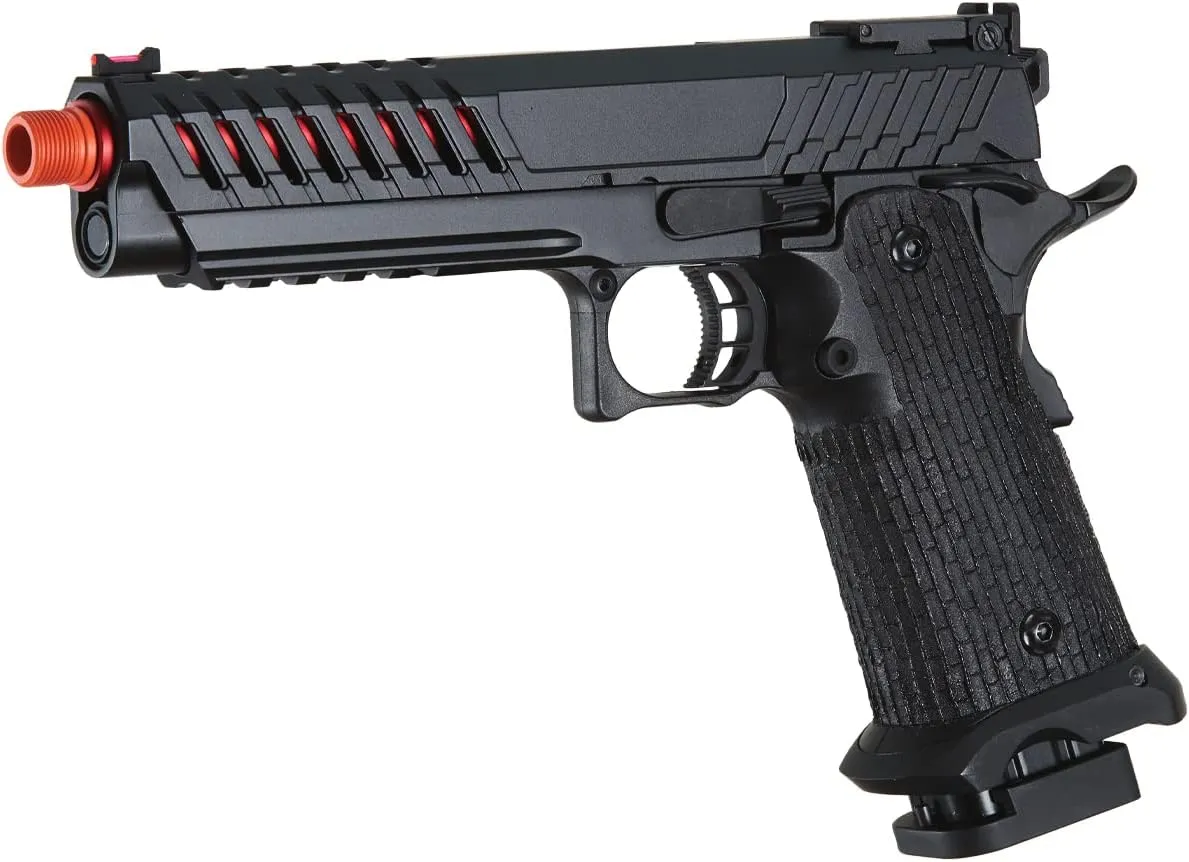 Lancer Tactical Knightshade Hi-Capa Gas Blowback Full Steel Airsoft Pistol