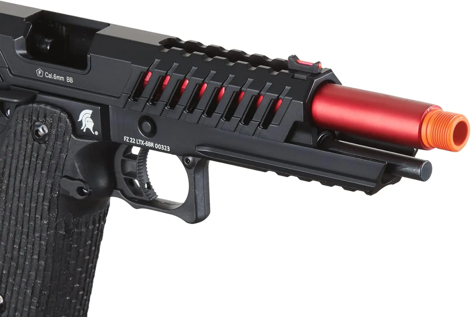 Lancer Tactical Knightshade Hi-Capa Gas Blowback Full Steel Airsoft Pistol