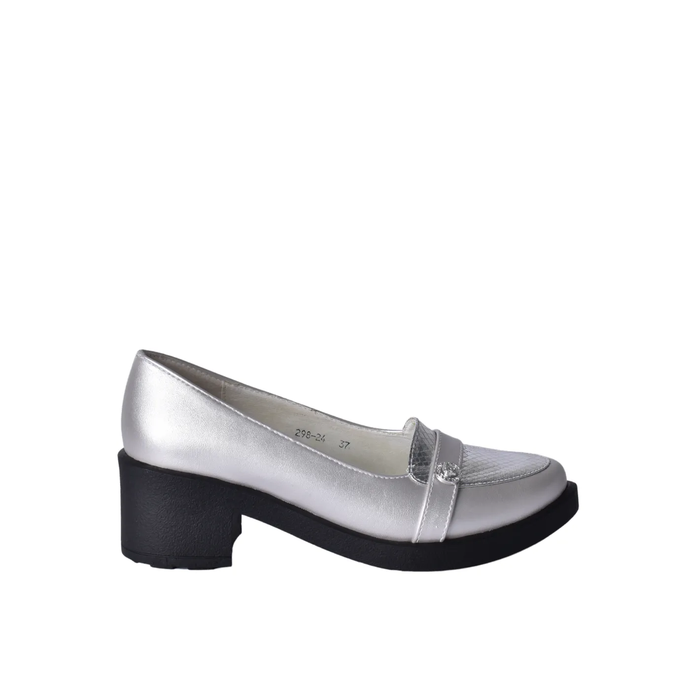 Leather Casual Loafer With Studs