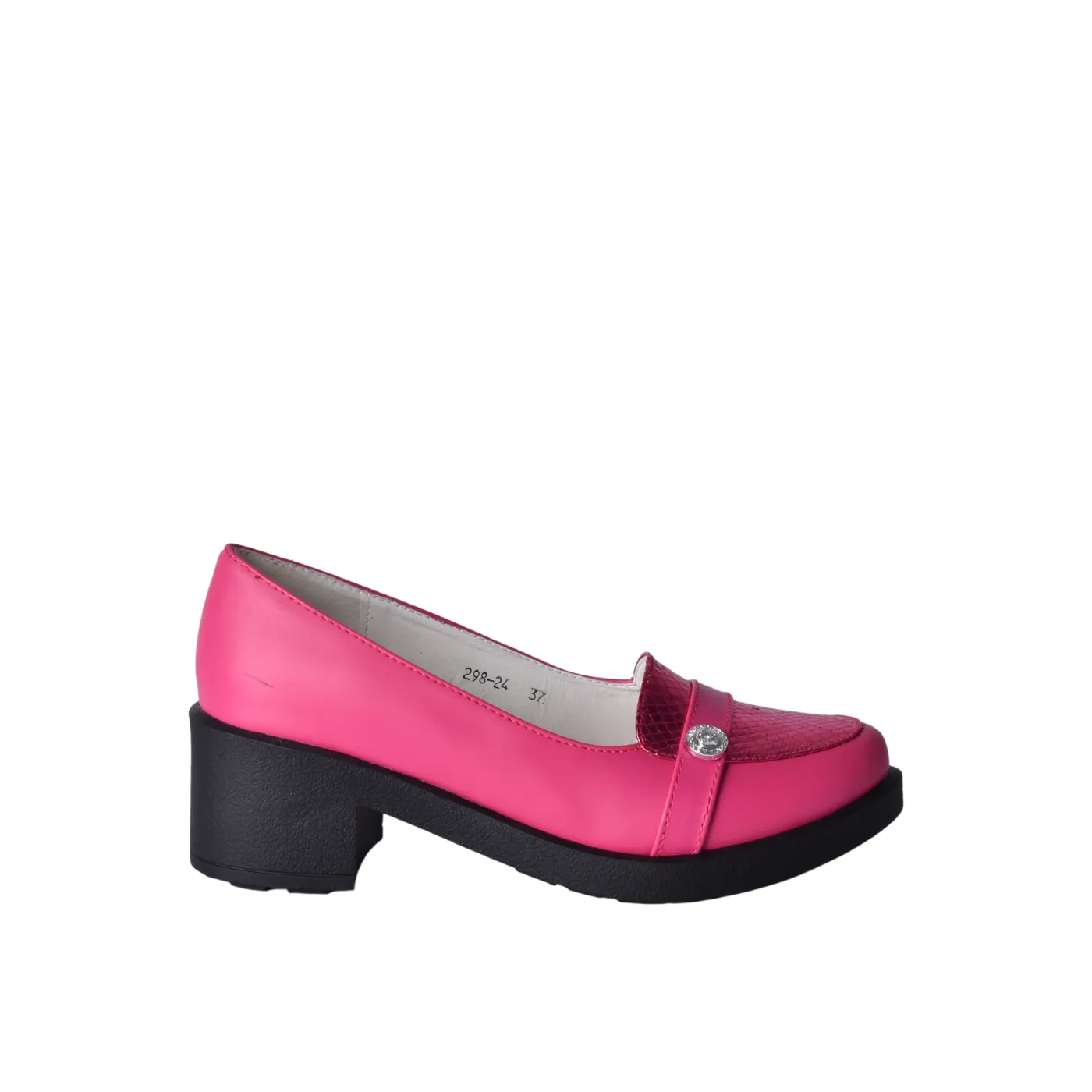 Leather Casual Loafer With Studs