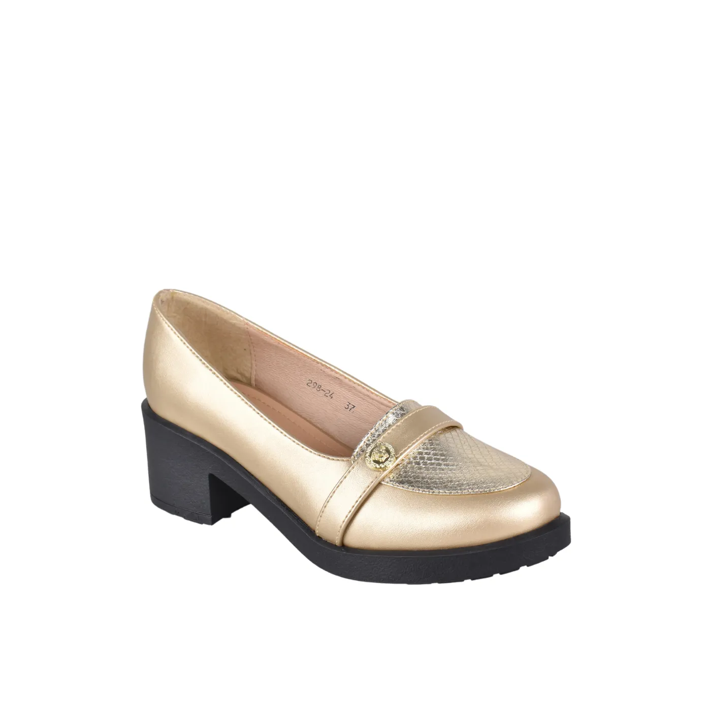 Leather Casual Loafer With Studs