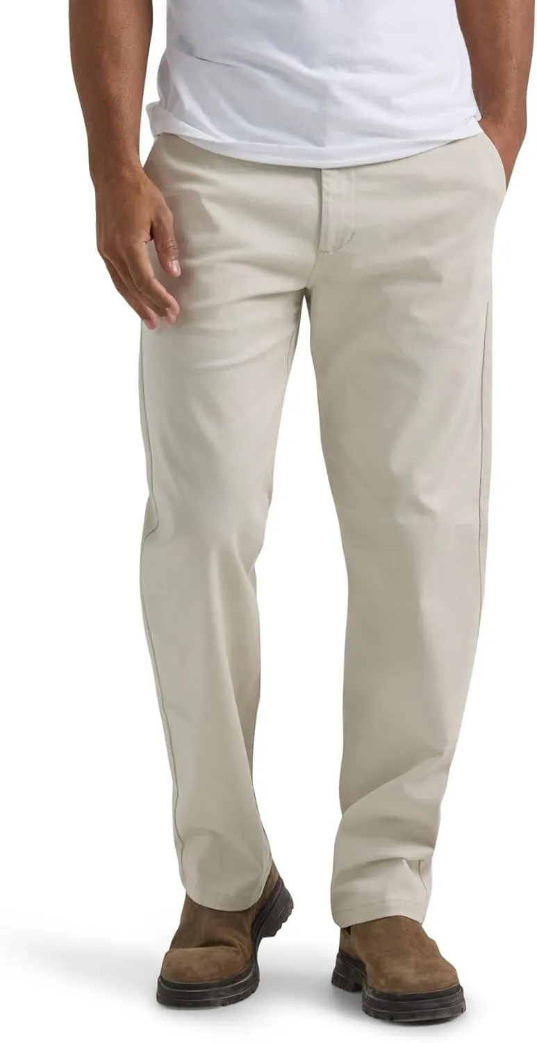 Lee Men's Flat Front Relaxed Straight Pant