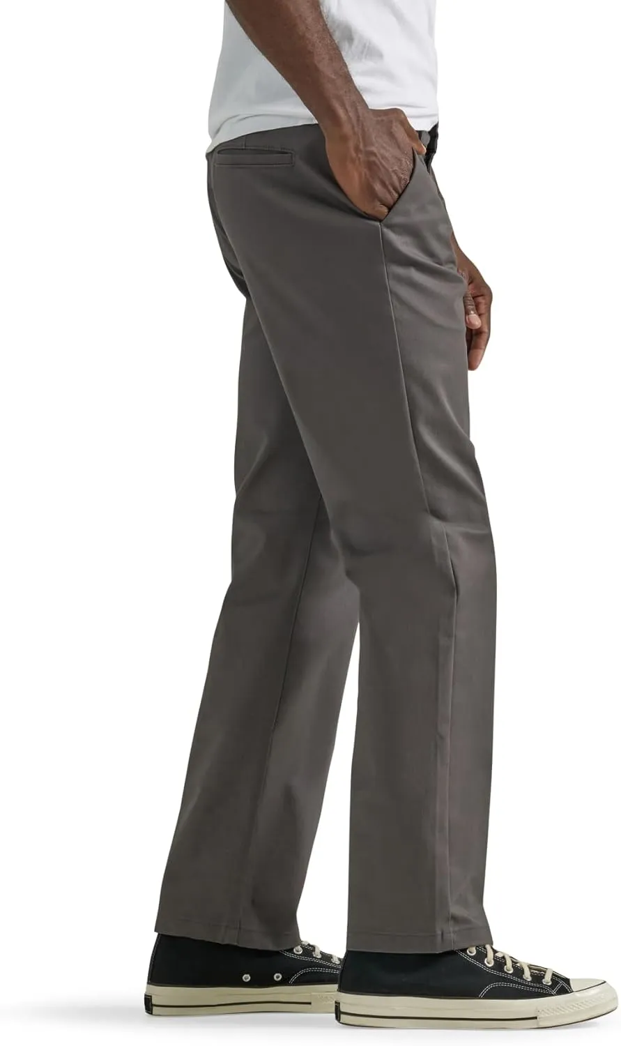 Lee Men's Flat Front Relaxed Straight Pant