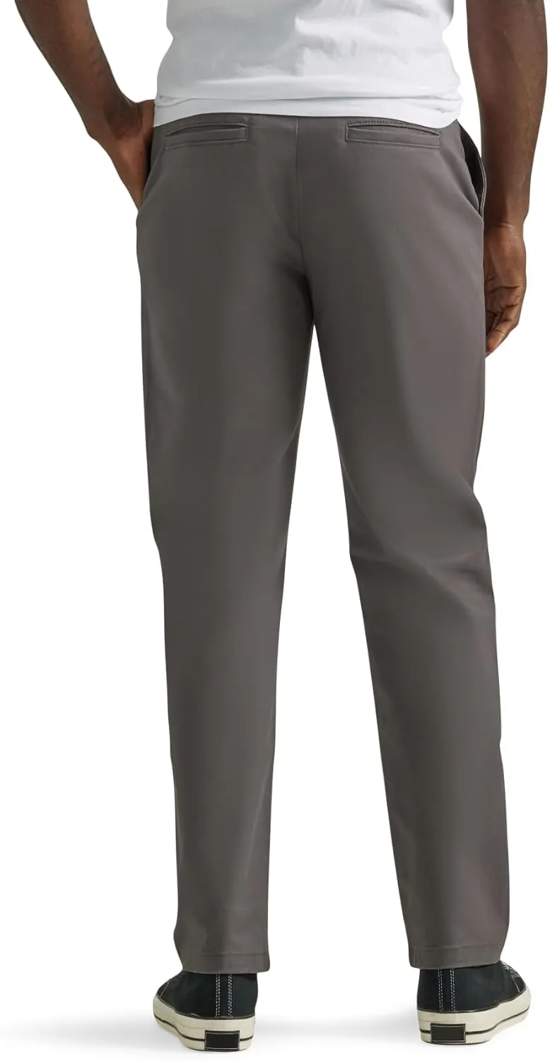 Lee Men's Flat Front Relaxed Straight Pant