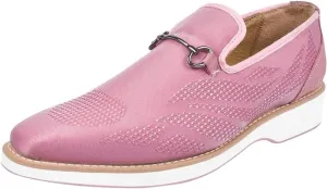 LIBERTYZENO Mens Canvas Textile & Suede Leather Adults Noble Penny Loafers Slip On Prom & Wedding Party Shoes for Prom Graduation