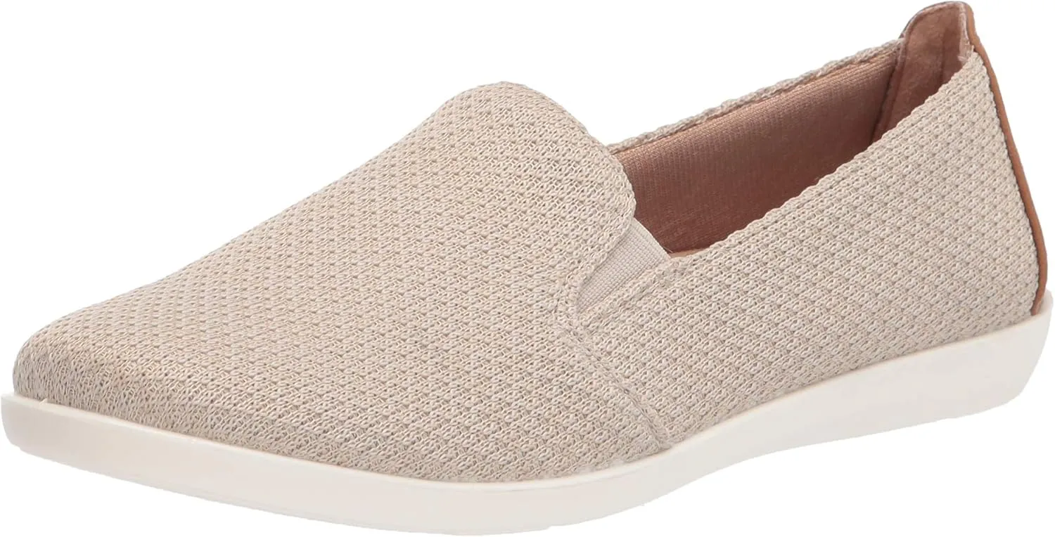 LifeStride Women's Next Level Slip-On Sneaker, Cream, 11