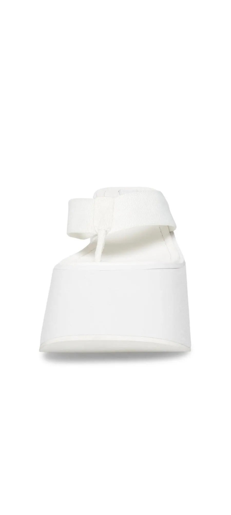 Lightweight Slip Heeled White On Timely delivery Platform Toe Gwen Open Steve Madden Sandals Special offer