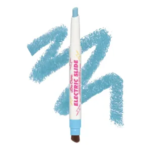 Lime Crime Electric Slide Eyeshadow & Brush Stick, OMG - Lightweight 2-in-1 Eyeshadow Smudge Stick with Angled Brush for Long Lasting & Natural Color or Glow - Vegan & Cruelty-Free