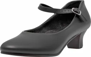 Linodes PU Leather Ankle Strap Character Shoe 1.55'' Dance Shoes for Women-UPD