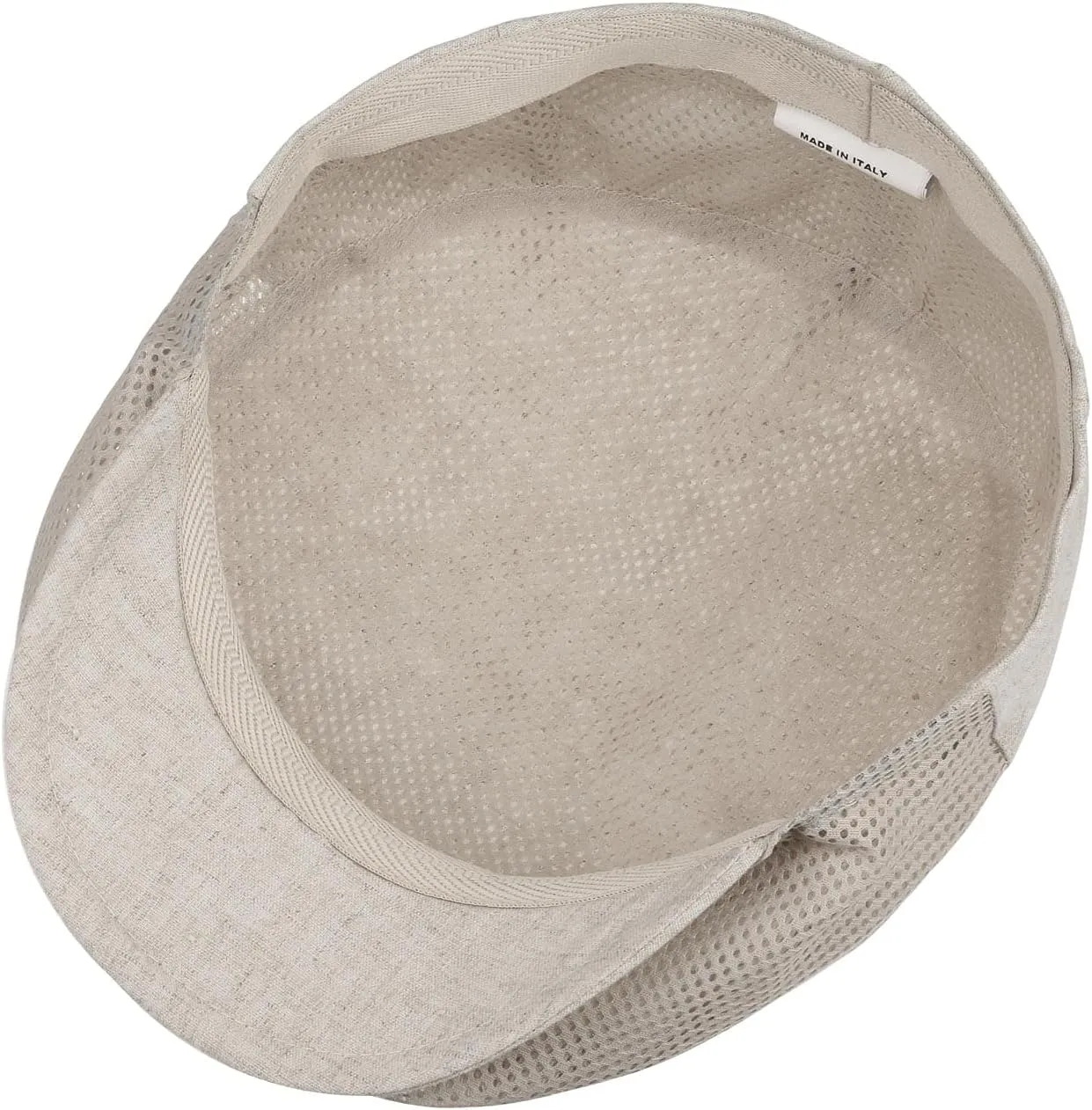 Lipodo Linen Flat Cap with Mesh Men | Made in Italy