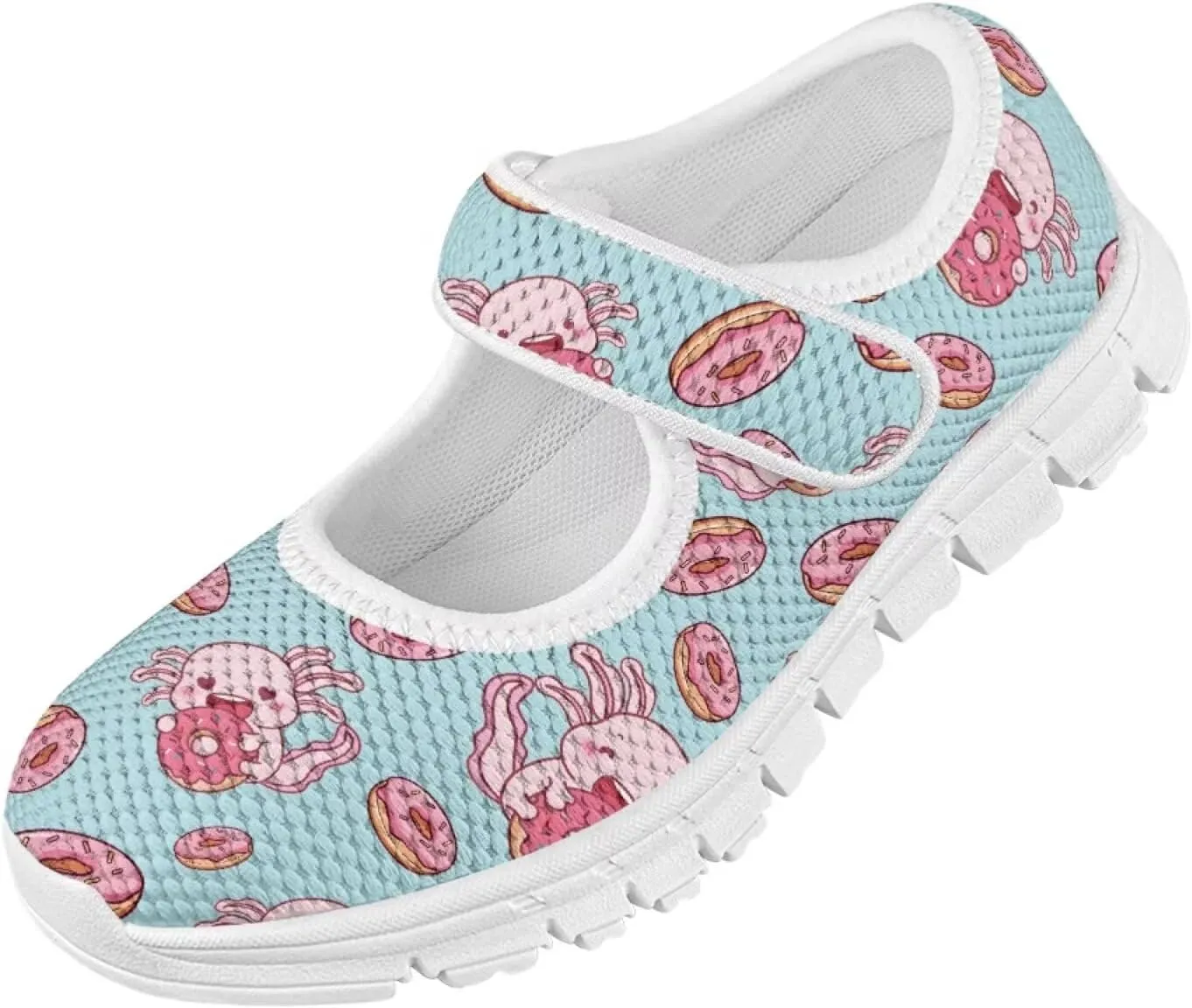 Little Girls Mary Jane Dress Shoes Princess Flats Shoes Mesh Breathable Walking Sneakers for School,Wedding Party