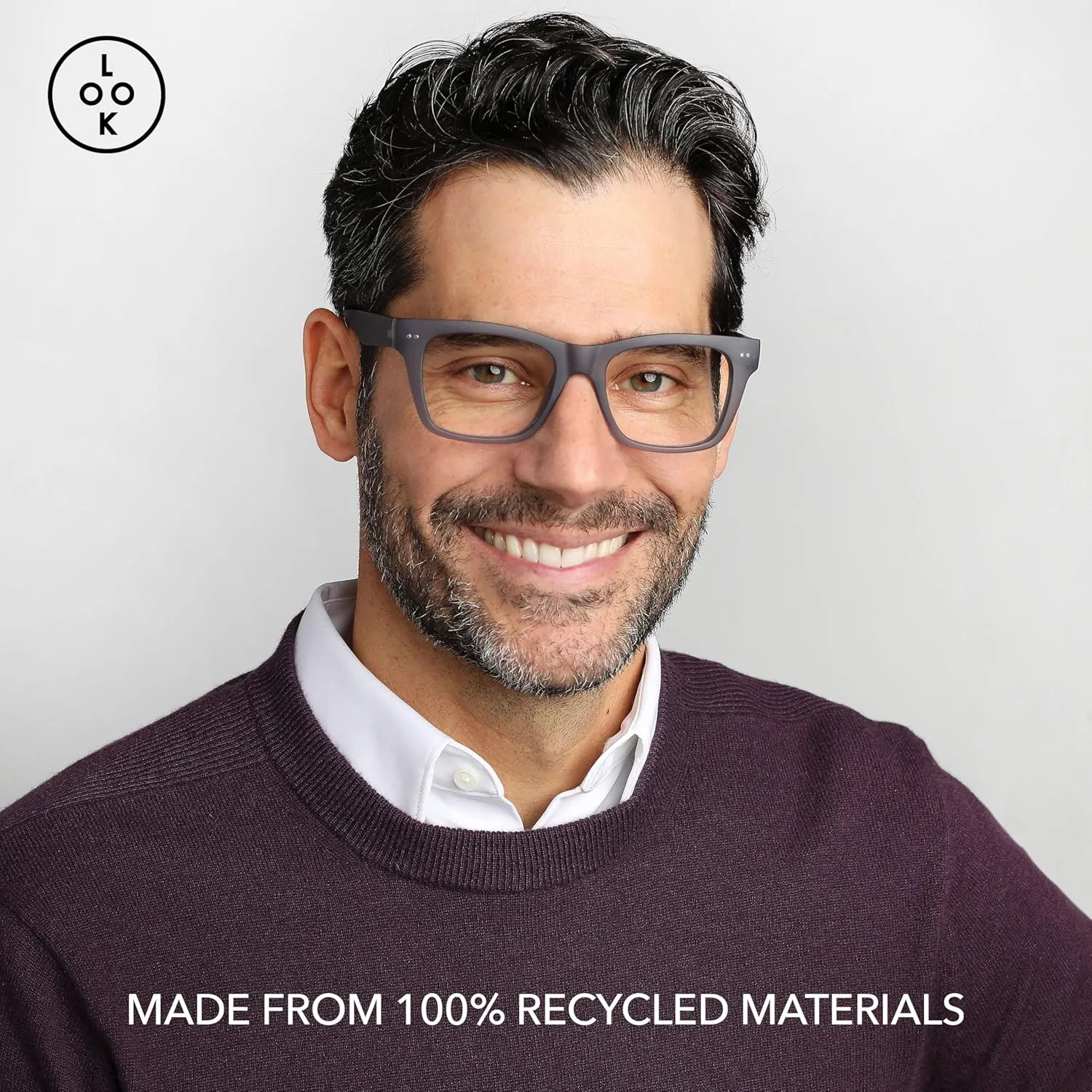 LOOK OPTIC Cosmo Reader-Lightweight Full Magnification Reading Glasses with Scratch-Resistant Anti-Reflective Lenses