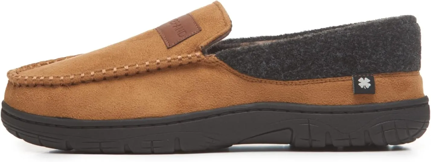 Lucky Brand Men's Micro Suede Moccasin Loafer Slippers