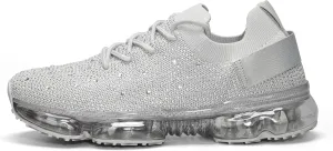 LUCKY STEP Women Air Cushion Fashion Sneakers Breathable Casual Comfortable Lightweight Walking Shoes