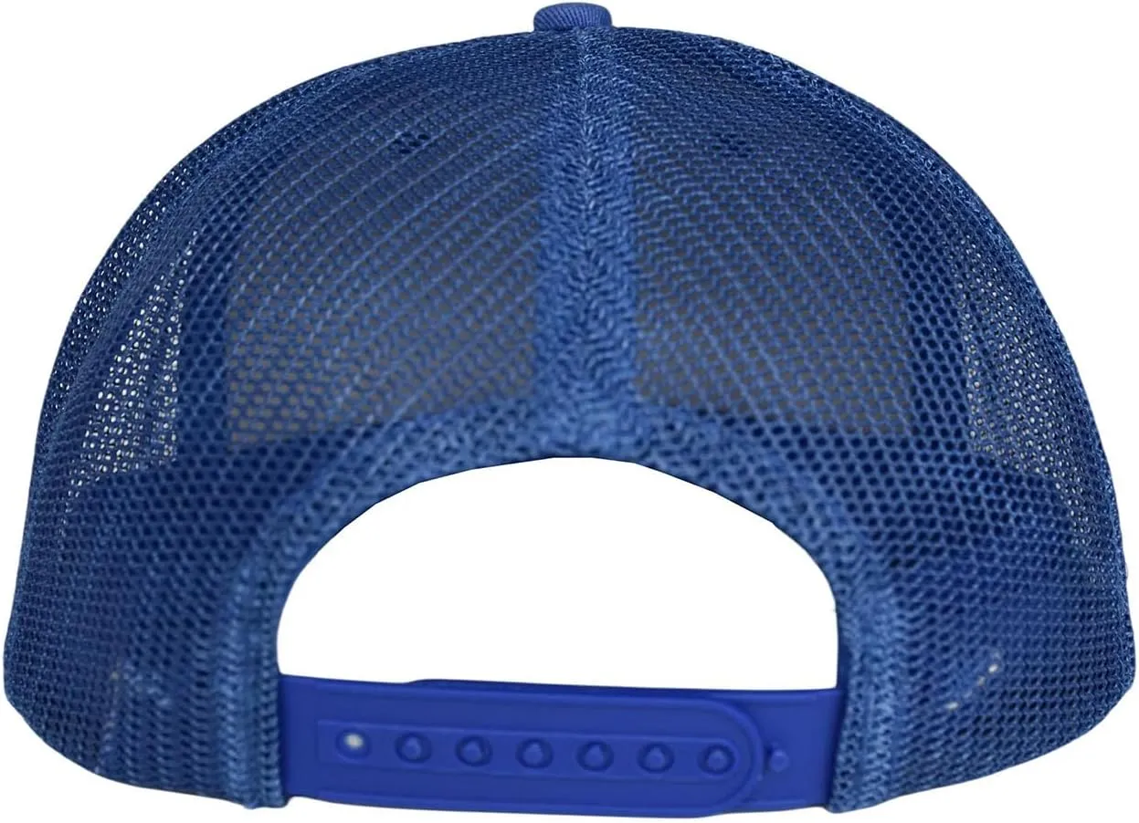 M-L, XL-XXL 5-Panel Mesh Back Trucker Flat Brim Hat