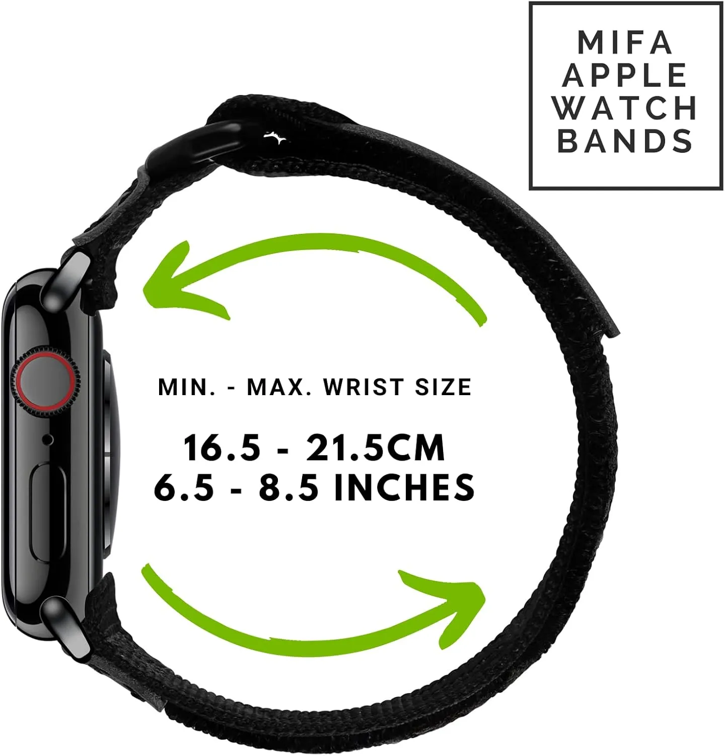 Made for Apple Watch Band, NASA Licensed Rugged Nylon Leather Sports Strap With Woven Loop Design For iWatch Ultra 2/1 49mm/46mm/45mm/44mm Tough Tactical Replacement Band For Series 10/9/SE