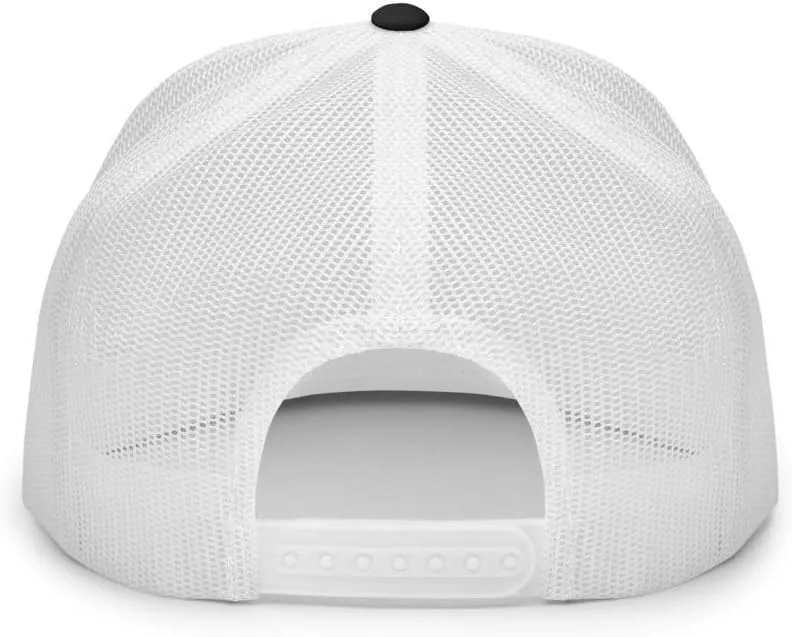 Make The Raiders Great Again Embroidered Mesh Flat Bill Brim Trucker Hat