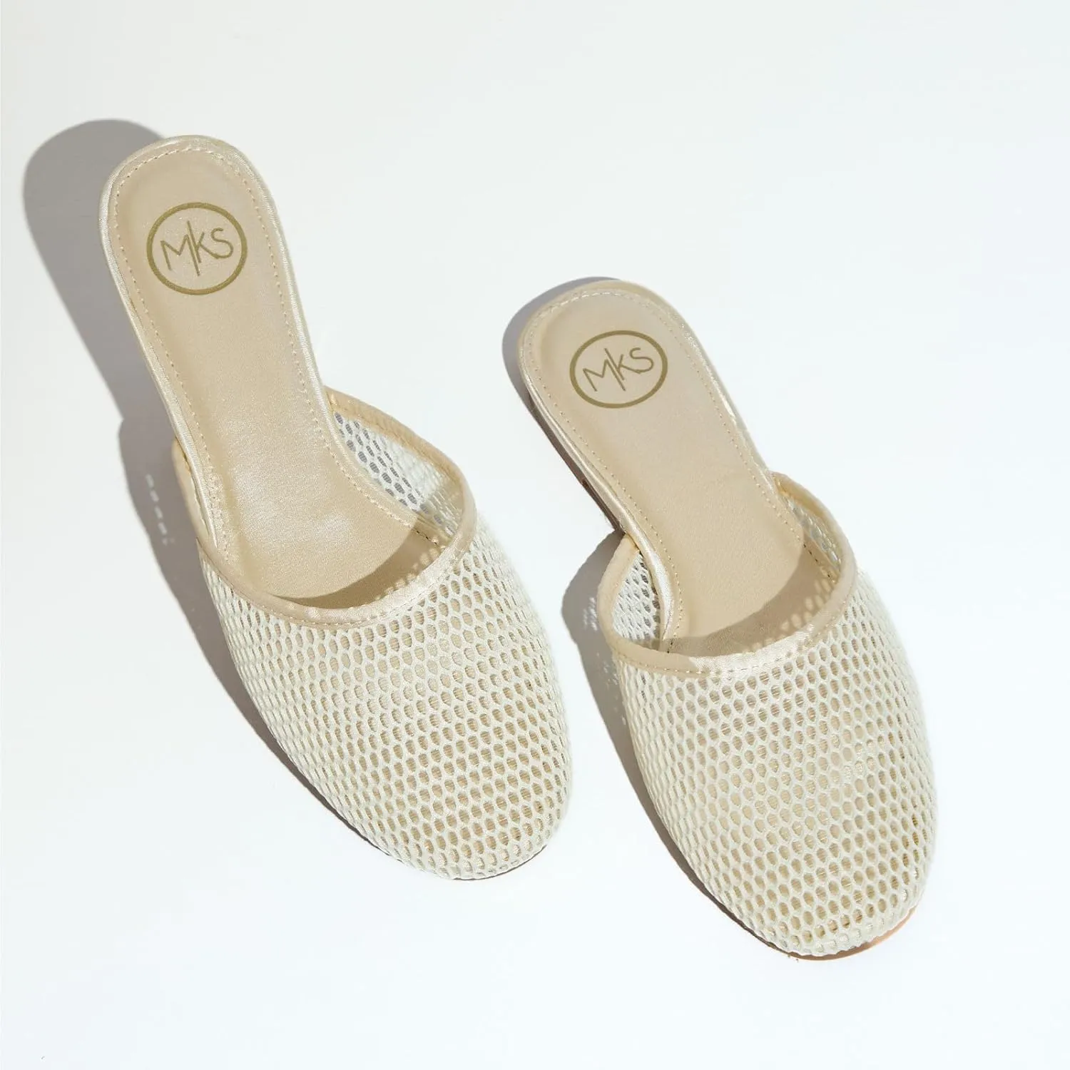 Makers Shoes - LEVI 4 - Mesh Slip-On Mules, Breathable Flat Slippers