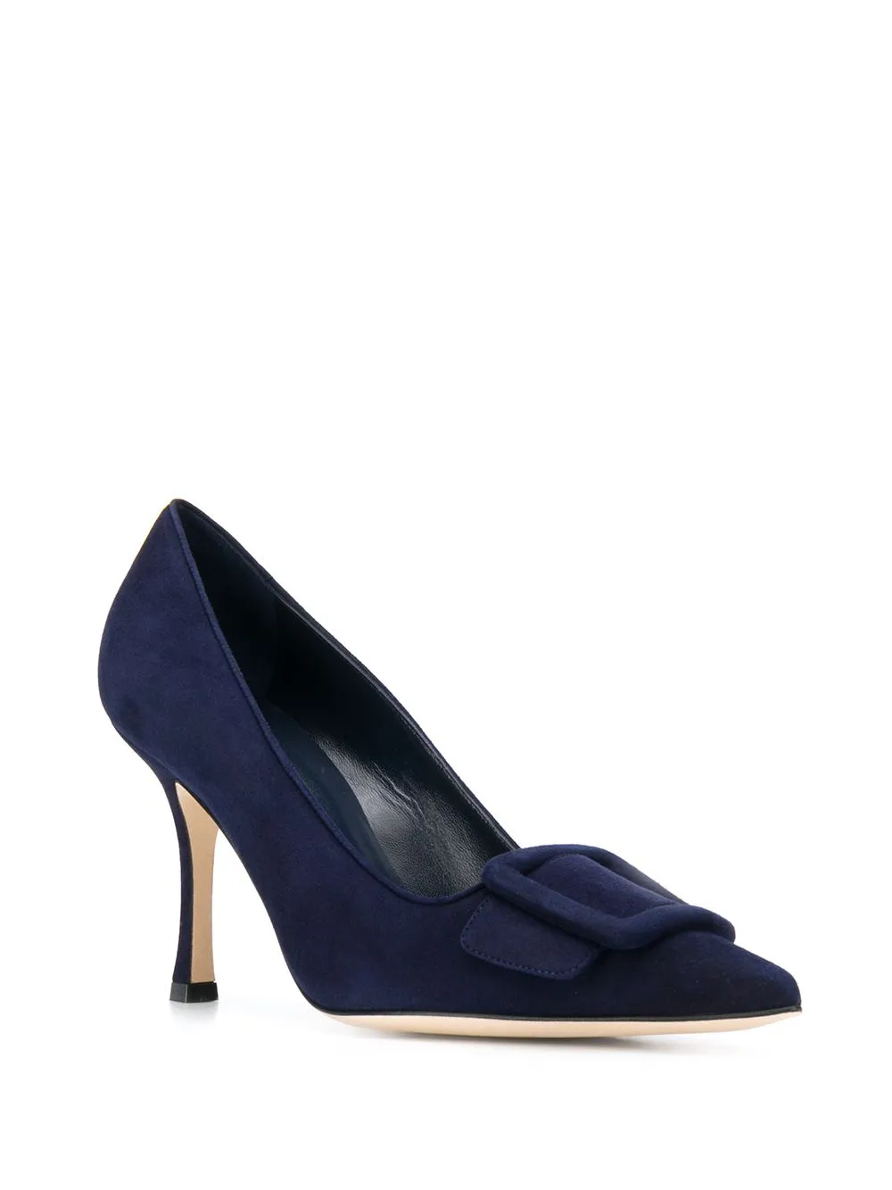 Manolo blahnik maysale blå pumpar