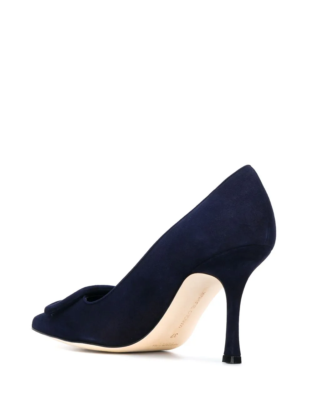 Manolo blahnik maysale blå pumpar