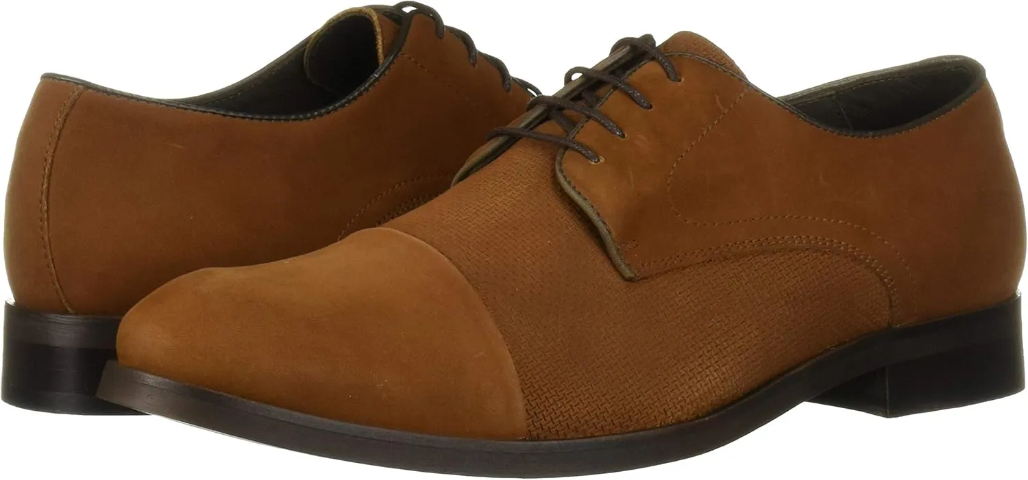 MARC JOSEPH NEW YORK Men's Leather Luxury Gold Collection Captoe Laceup Dress Shoe Loafer