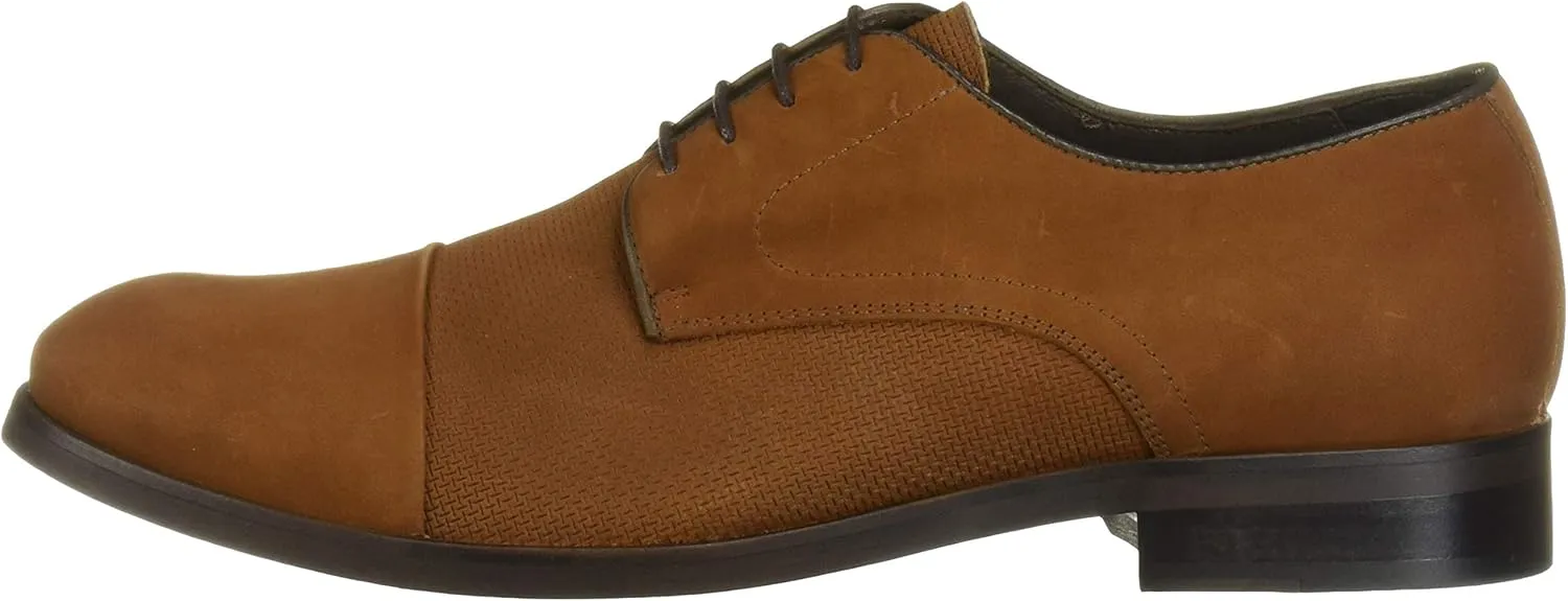 MARC JOSEPH NEW YORK Men's Leather Luxury Gold Collection Captoe Laceup Dress Shoe Loafer