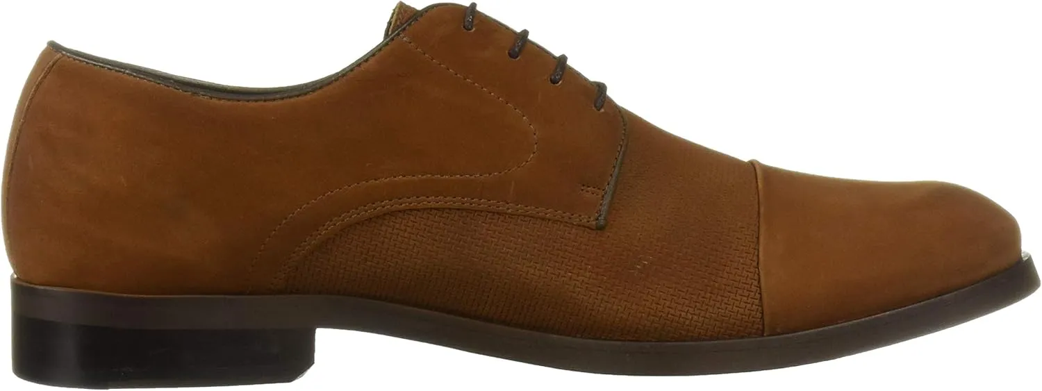 MARC JOSEPH NEW YORK Men's Leather Luxury Gold Collection Captoe Laceup Dress Shoe Loafer