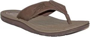 Margaritaville Men's Soft Pu Footbed with Lightweight Eva Outsole Flip Flop