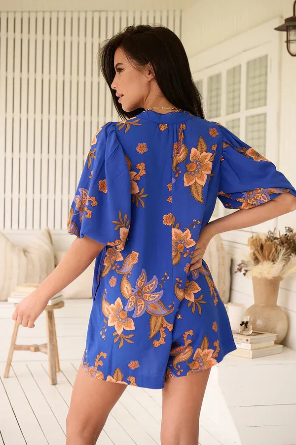 Maribella Print Mahlia Playsuit - JAASE