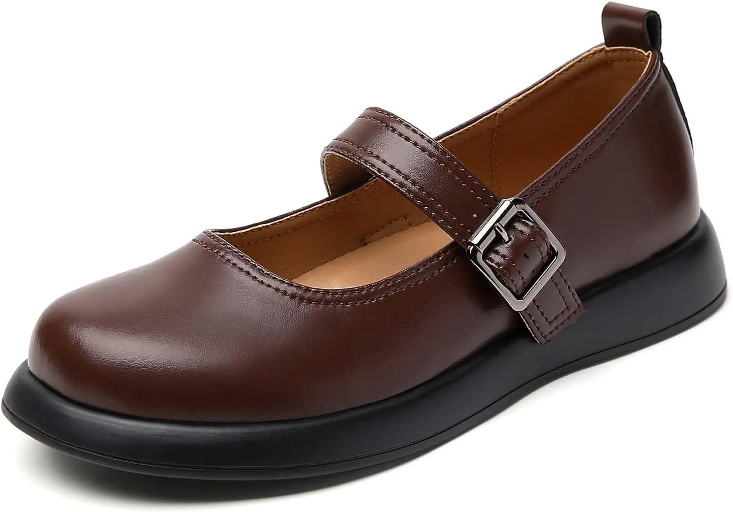 Mary Jane Shoes Women Flat Comfortable Dressy Casual Ladies Office Work Shoes