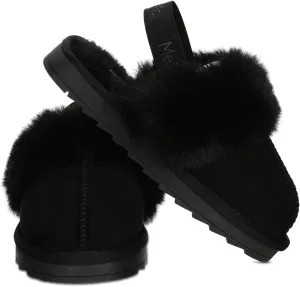 MeMoi Kids' Fluffy Slide Slingback Slippers